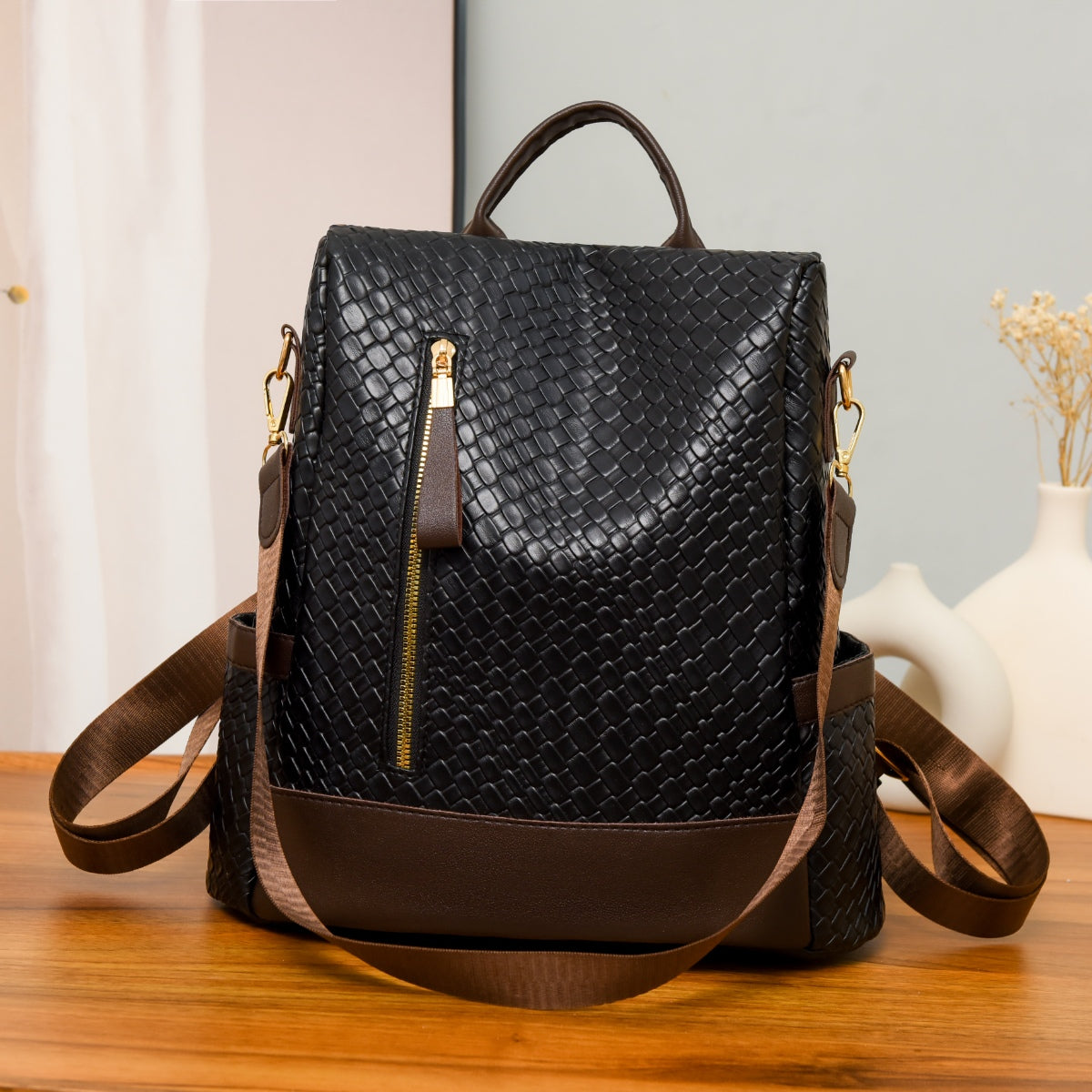 PU Leather Backpack Bag | Maekery Studio