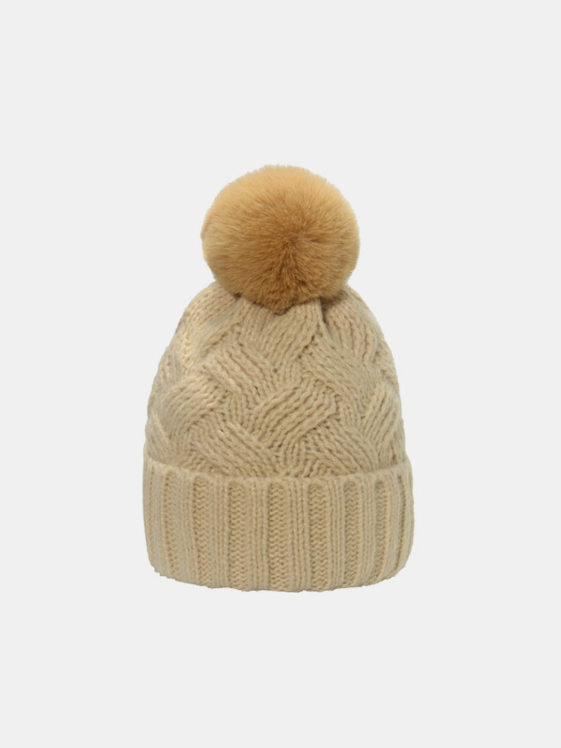 Roll Rim Cable-Knit Hat | Maekery Studio