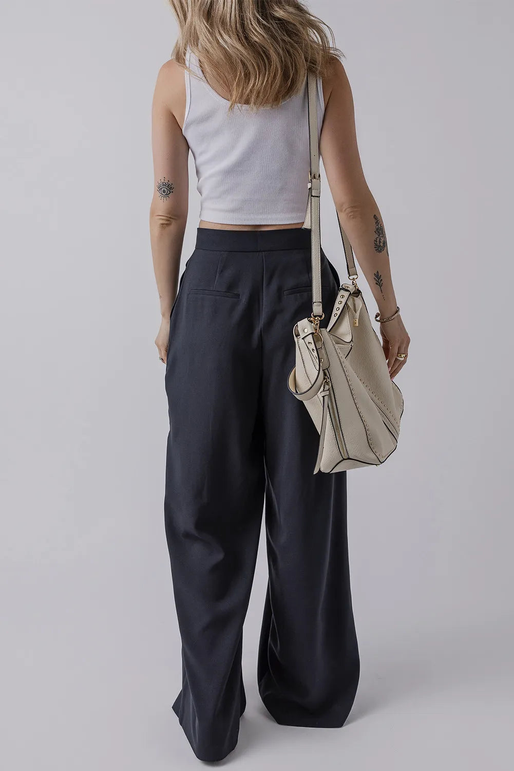 Wide Leg Pants with Pockets | Maekery Studio