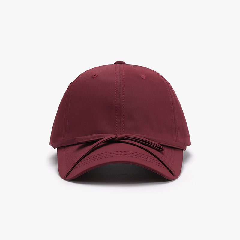 Tied Bow Cotton Baseball Cap | Maekery Studio