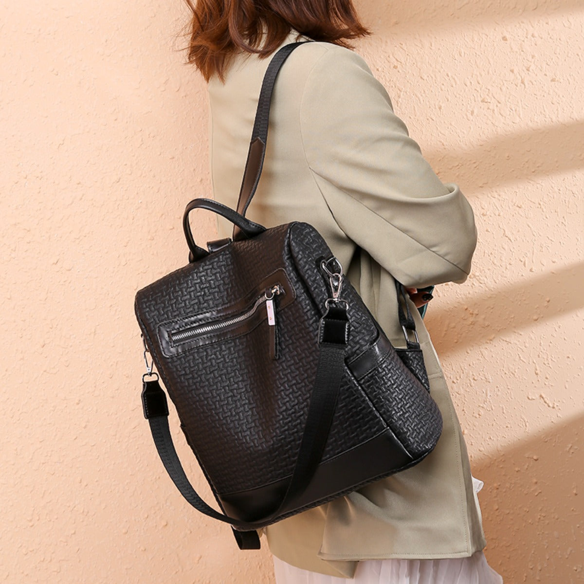 PU Leather Backpack Bag | Maekery Studio