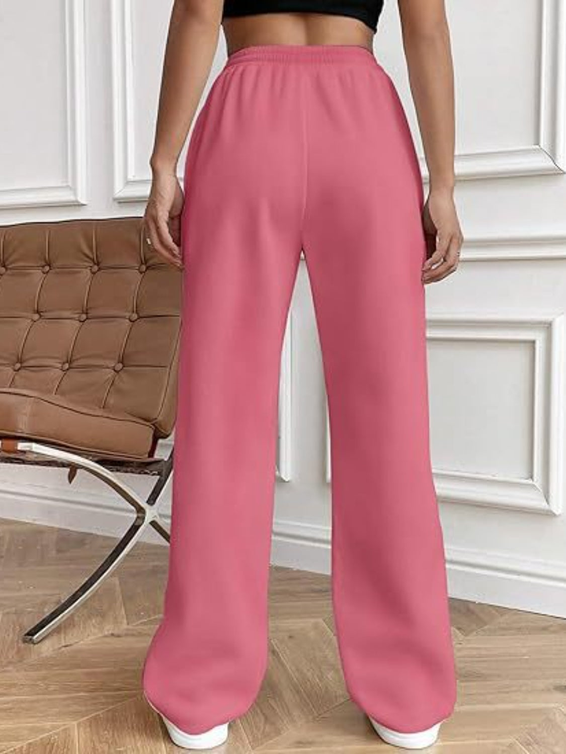 Drawstring Wide Leg Pants with Pockets | Maekery Studio