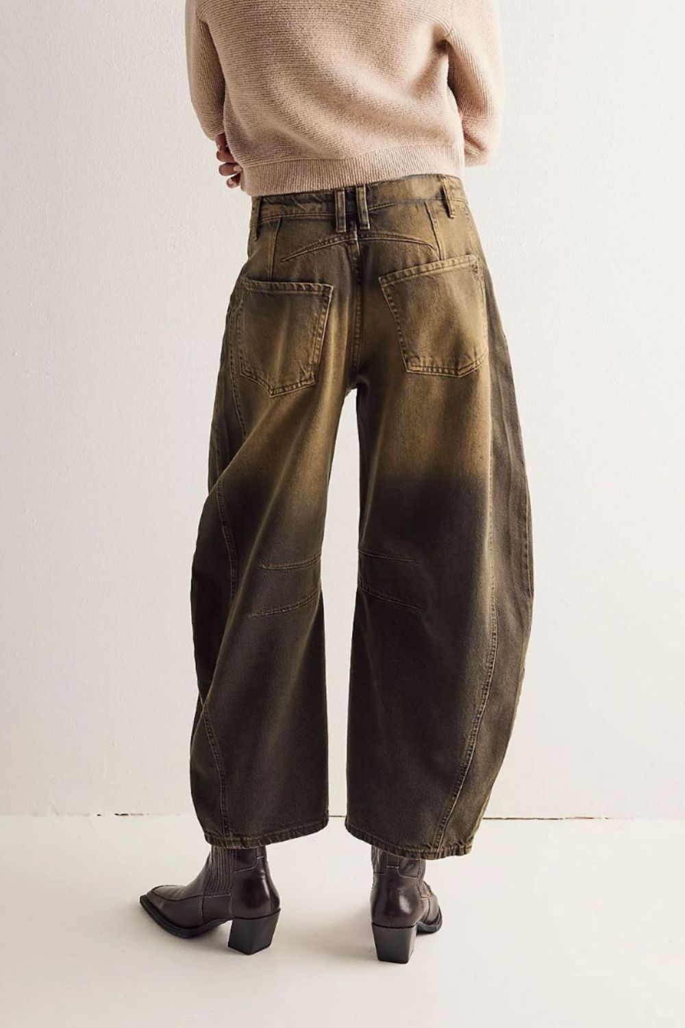 Wide Leg Jeans with Pockets | Maekery Studio