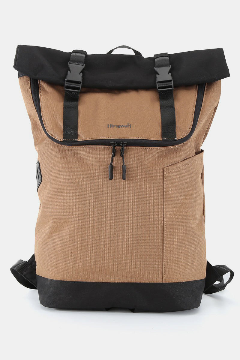 Himawari Contrast Waterproof Canvas Backpack Bag | Maekery Studio