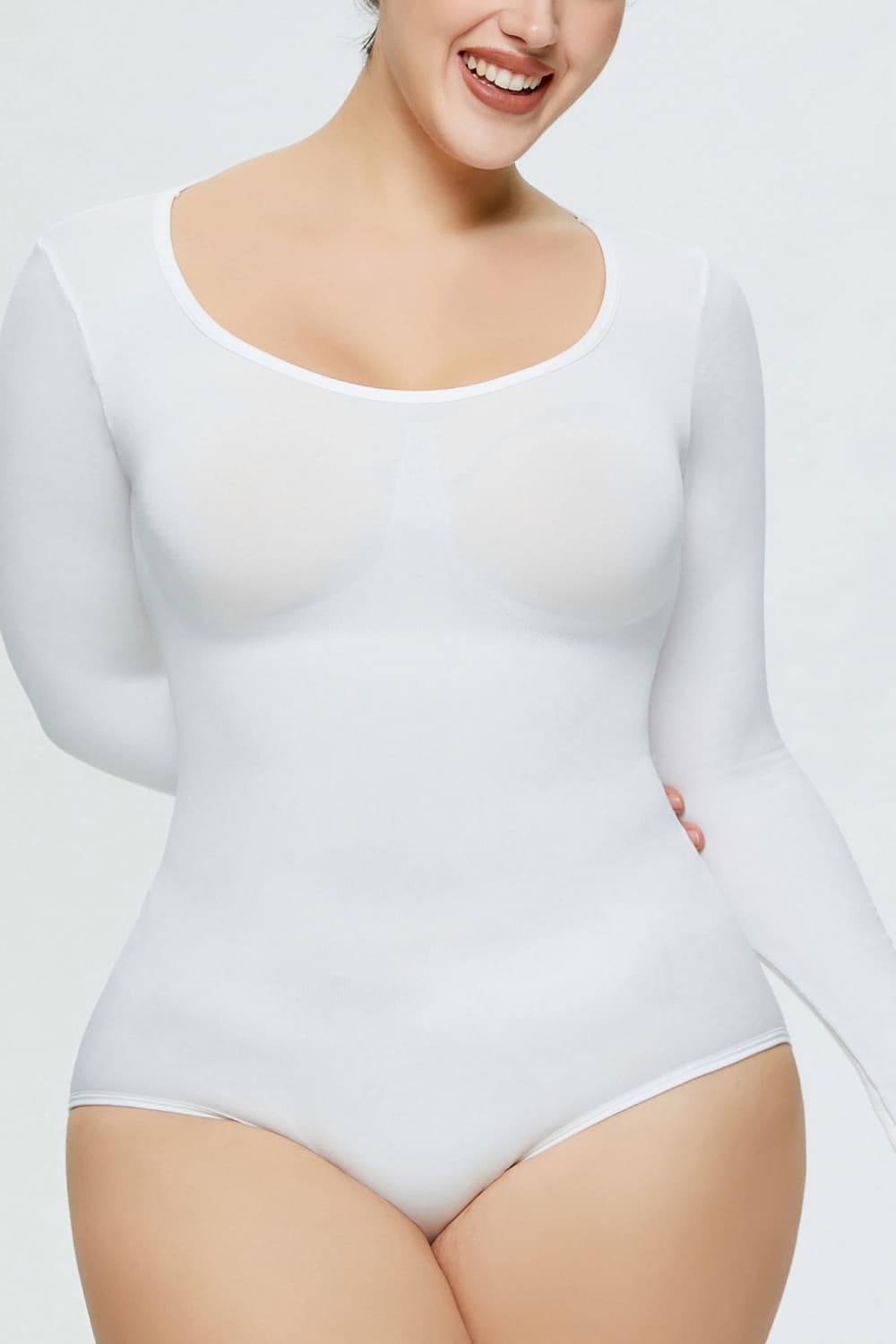 Long Sleeve Shaping Bodysuit | Maekery Studio