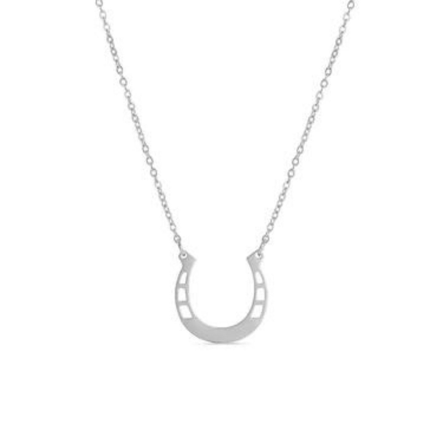 Lucky Charm Engravable Horseshoe Necklace | Maekery Studio