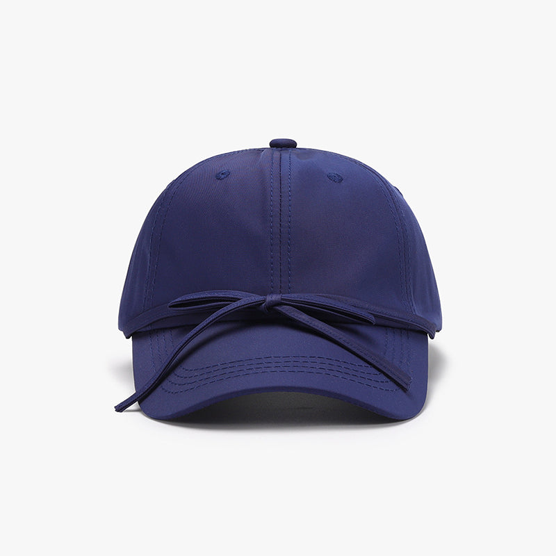 Tied Bow Cotton Baseball Cap | Maekery Studio