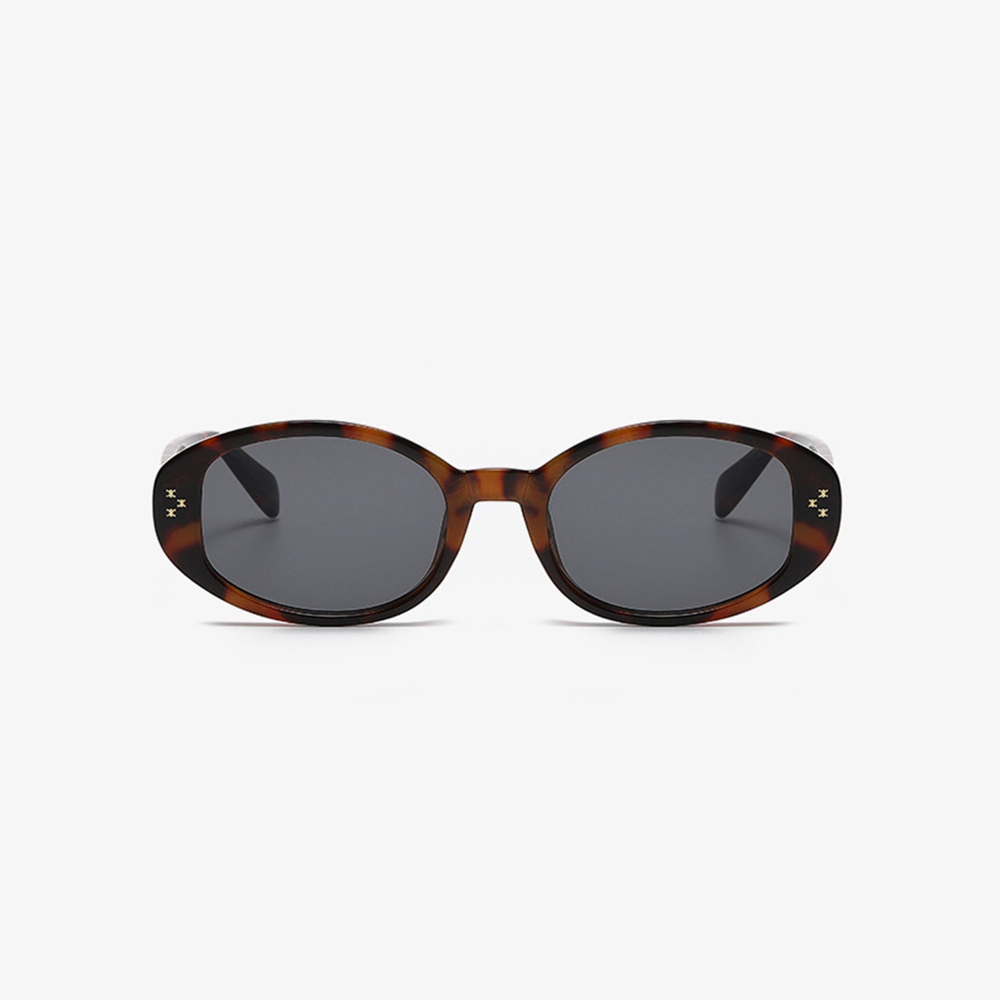 Polycarbonate Frame Oval Sunglasses | Maekery Studio