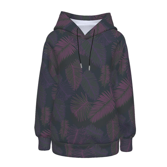 All-Over Print Women’s Hoodie With Decorative Ears | Maekery Studio