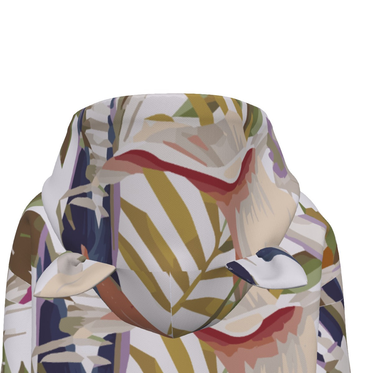 All-Over Print Women’s Hoodie With Decorative Ears | Maekery Studio