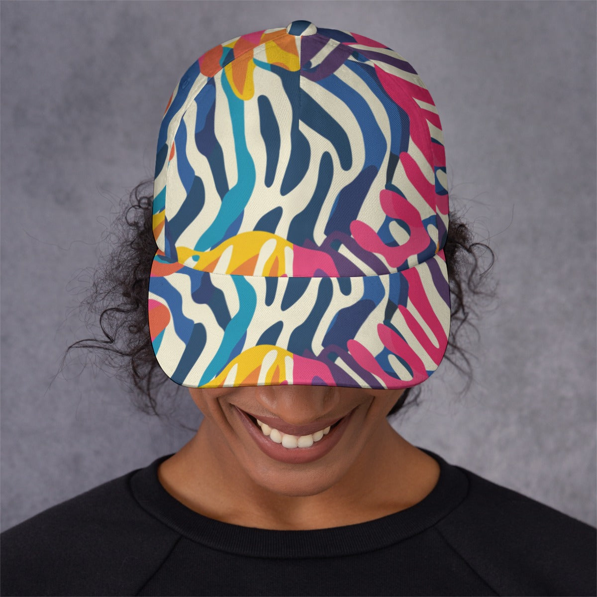 All-Over Print Peaked Cap | Maekery Studio