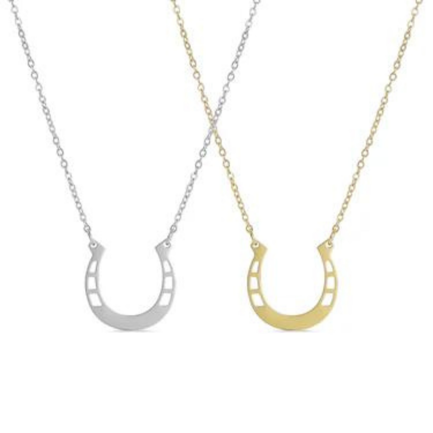 Lucky Charm Engravable Horseshoe Necklace | Maekery Studio