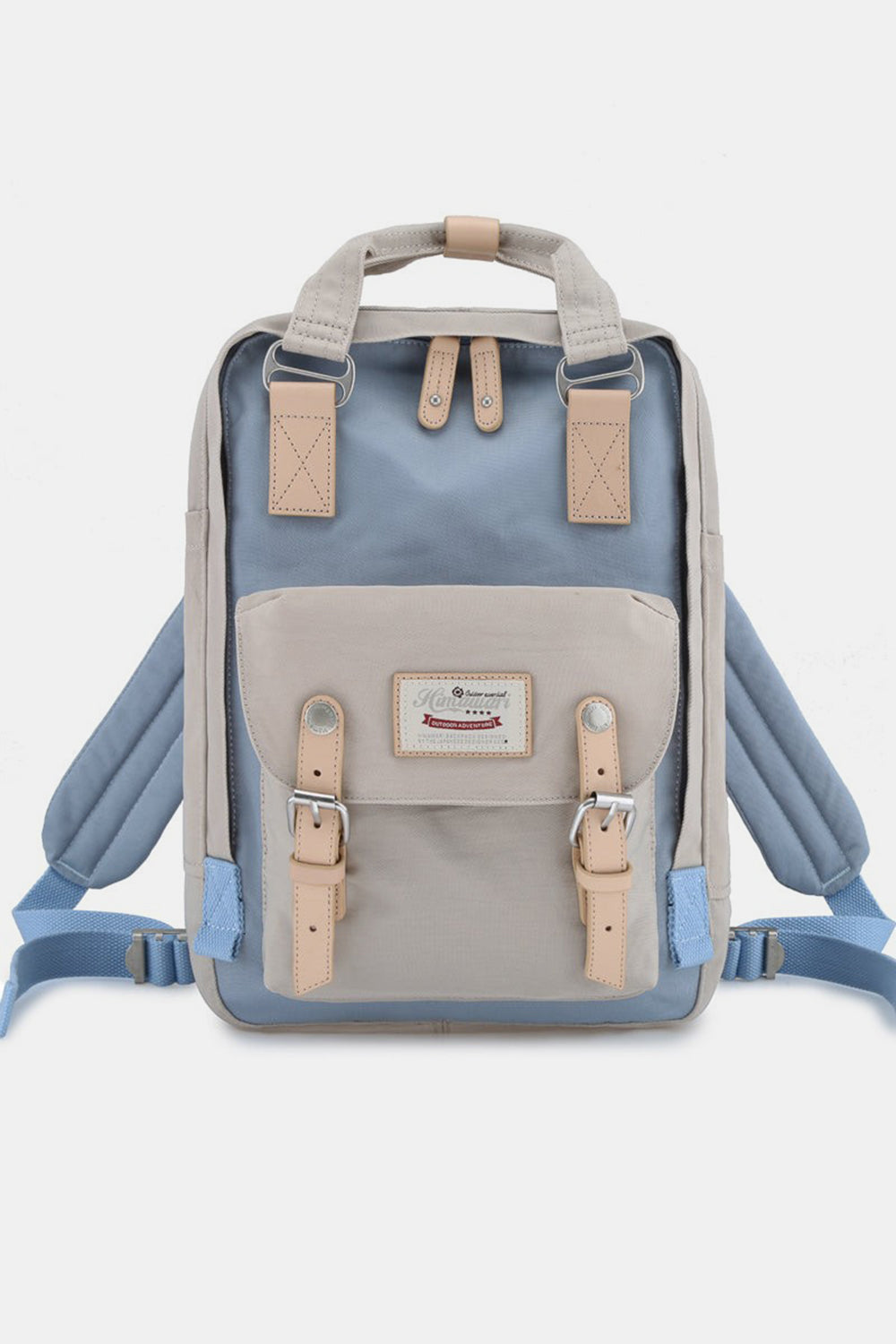 Himawari Contrast Waterproof Nylon Backpack Bag | Maekery Studio