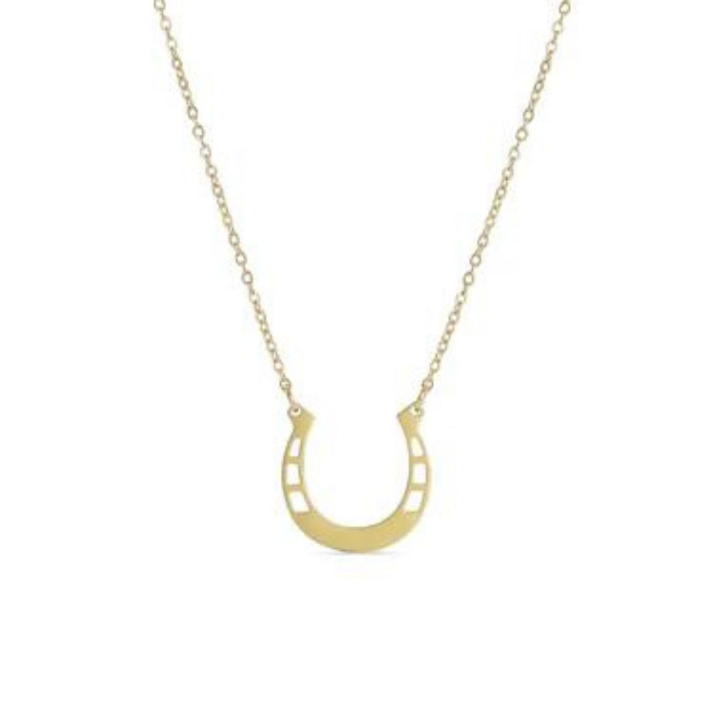 Lucky Charm Engravable Horseshoe Necklace | Maekery Studio