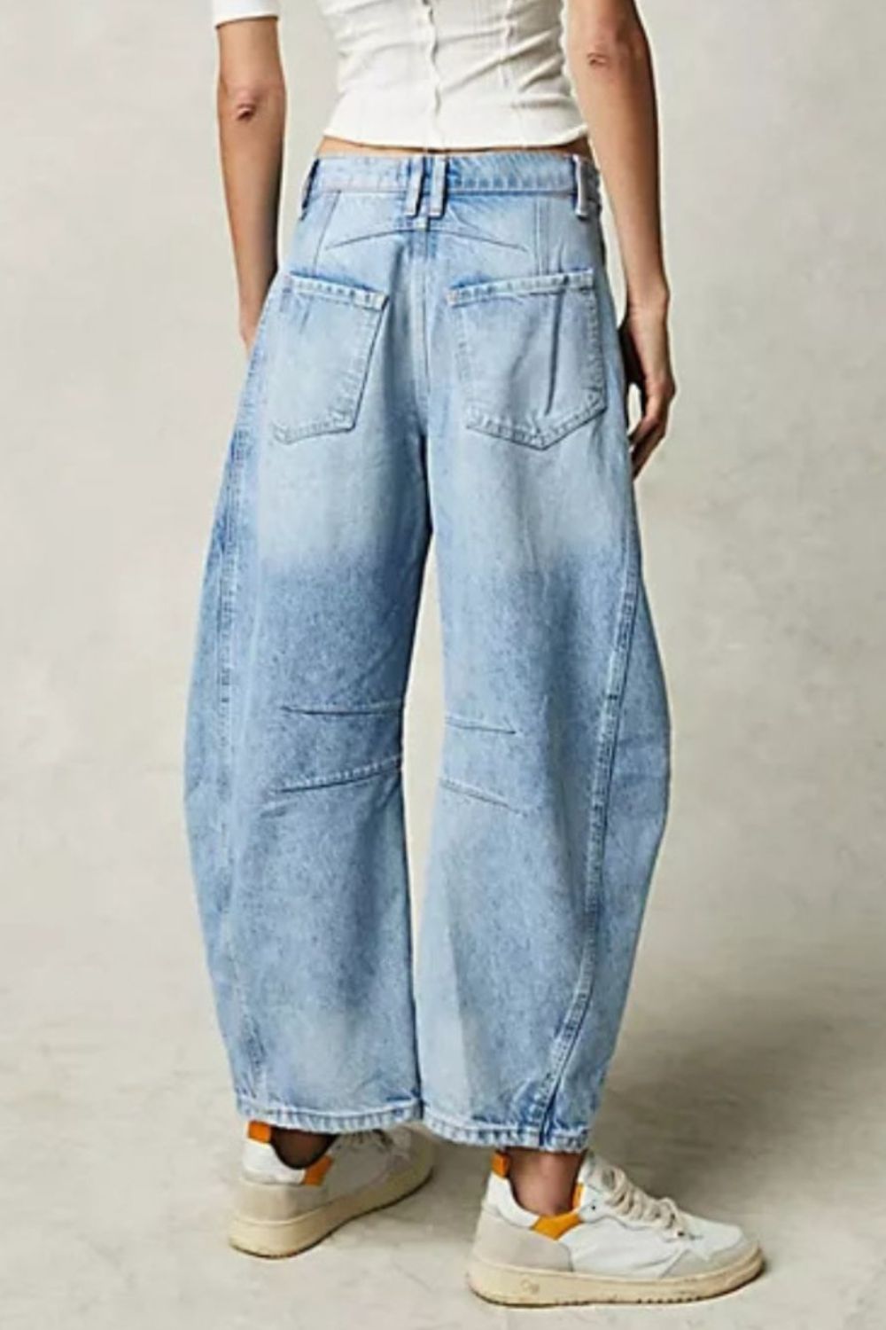 Wide Leg Jeans with Pockets | Maekery Studio