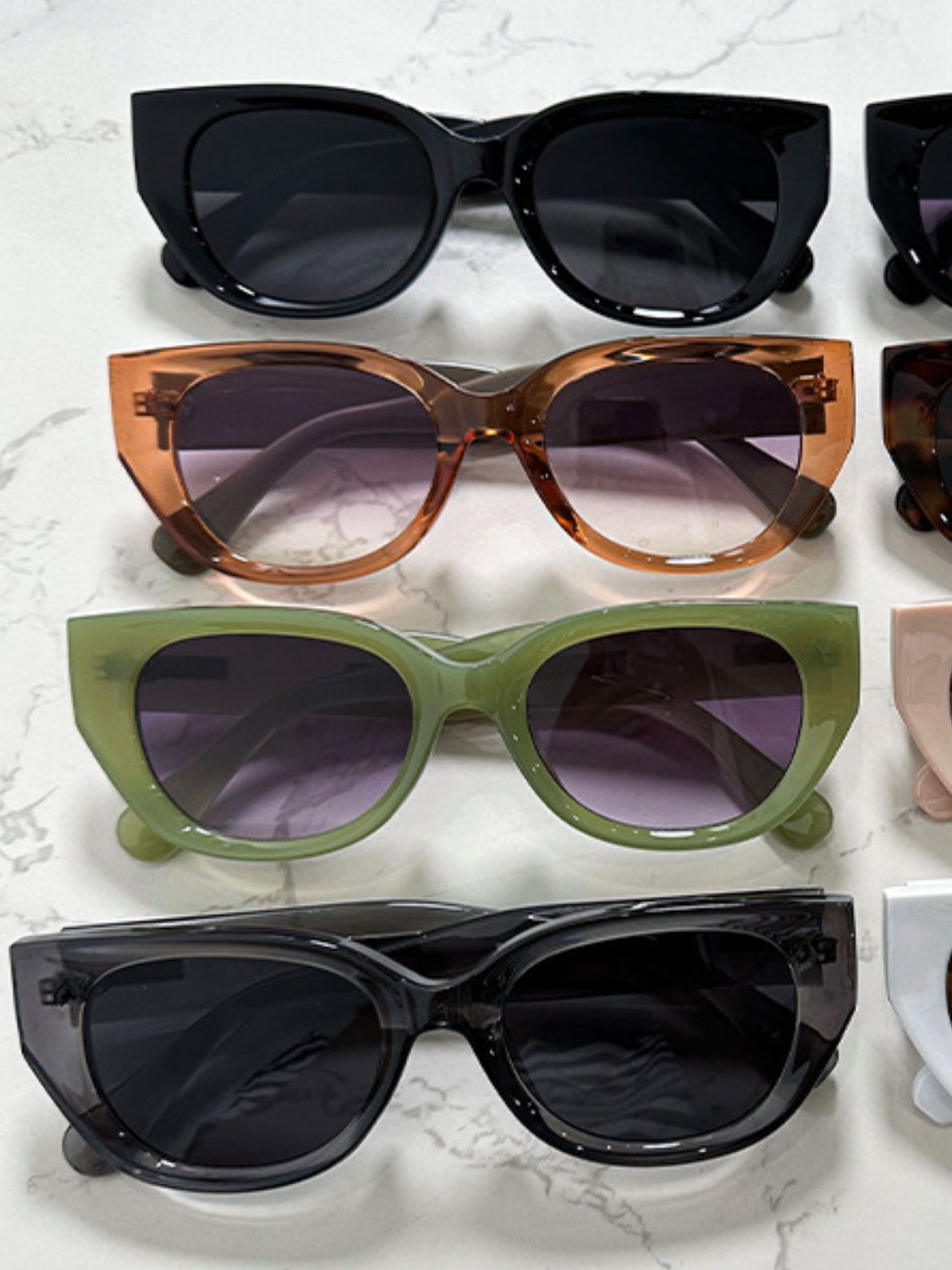 Cat Eye Polycarbonate Frame Sunglasses | Maekery Studio