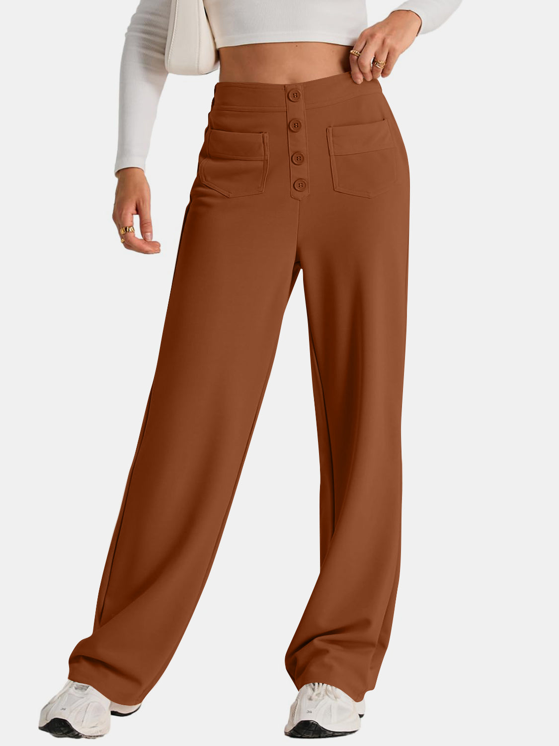 High Waist Wide Leg Pants | Maekery Studio