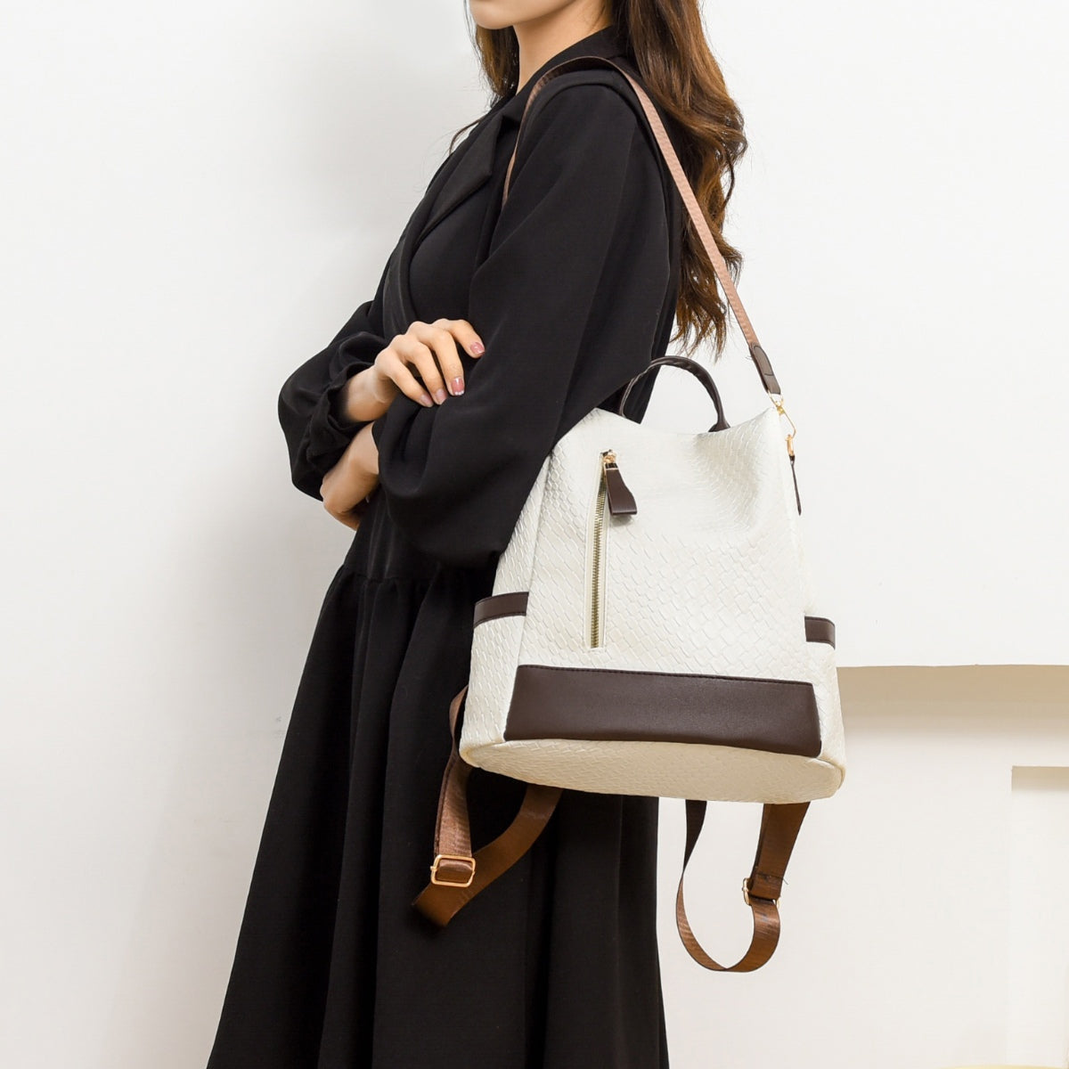 PU Leather Backpack Bag | Maekery Studio