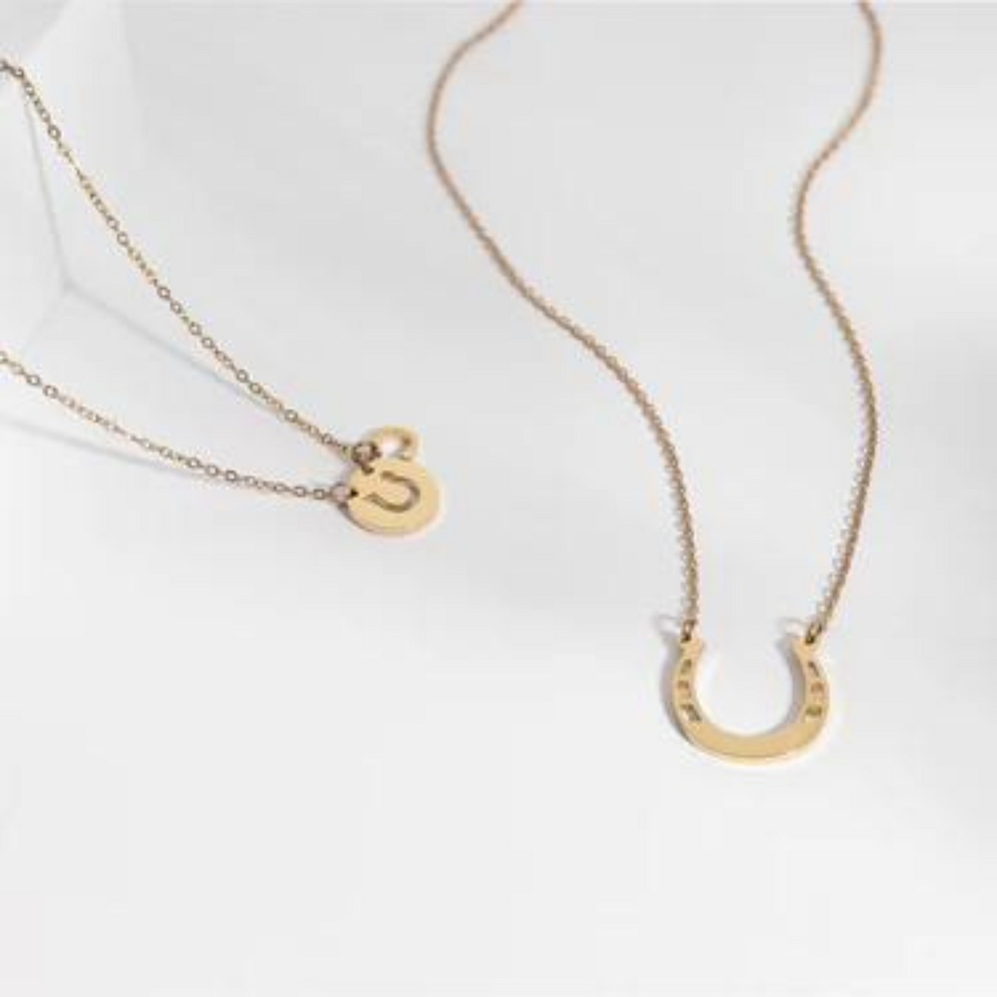 Lucky Charm Engravable Horseshoe Necklace | Maekery Studio