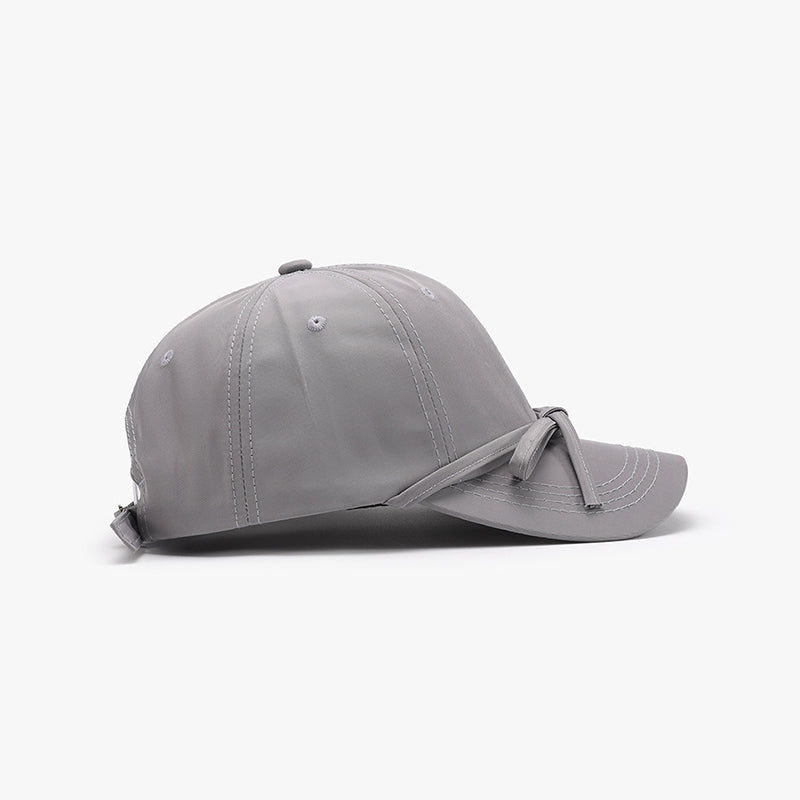 Tied Bow Cotton Baseball Cap | Maekery Studio