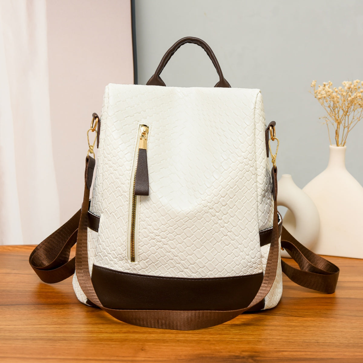 PU Leather Backpack Bag | Maekery Studio