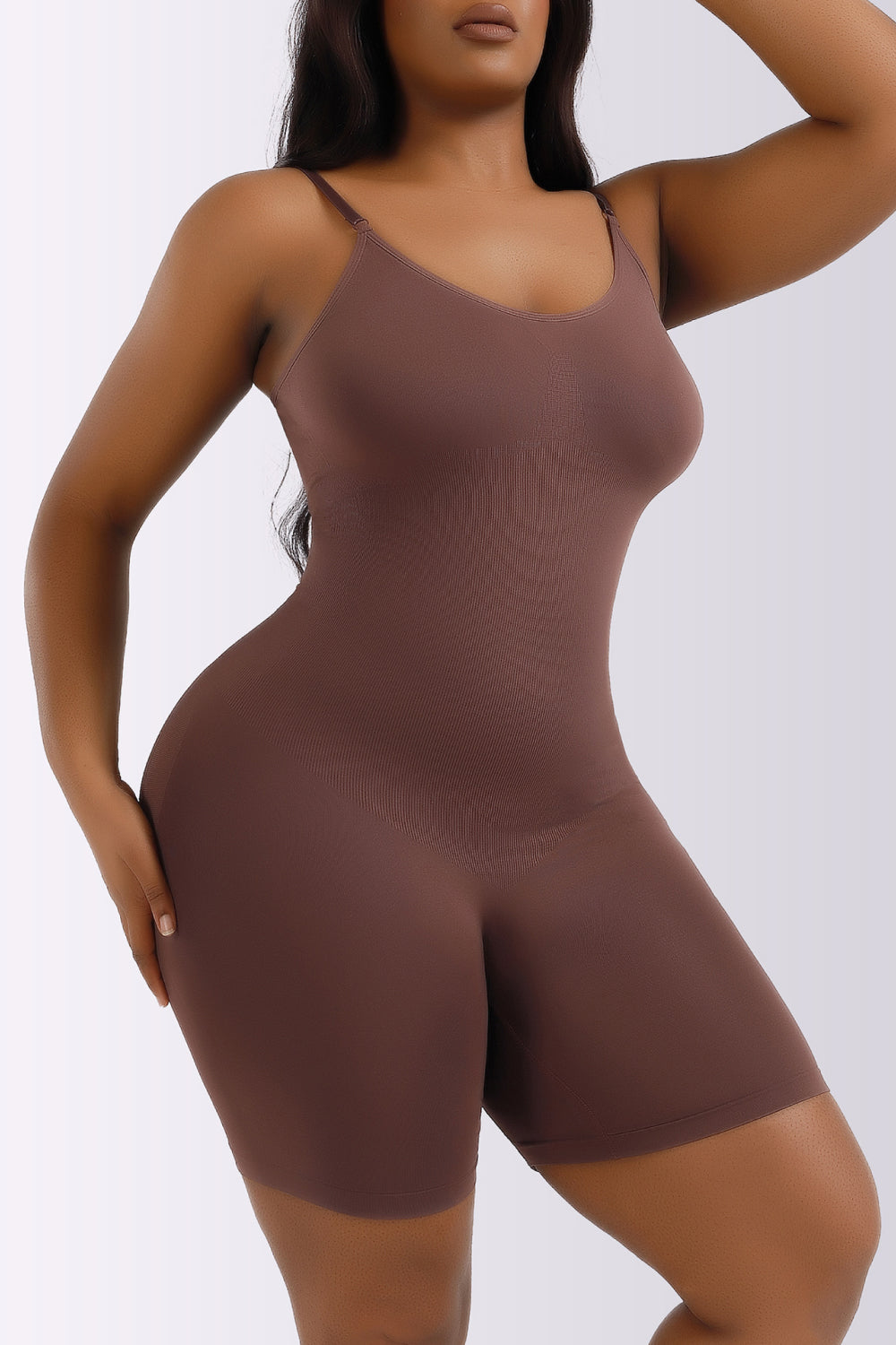 Full Size Spaghetti Strap Shaping Romper | Maekery Studio