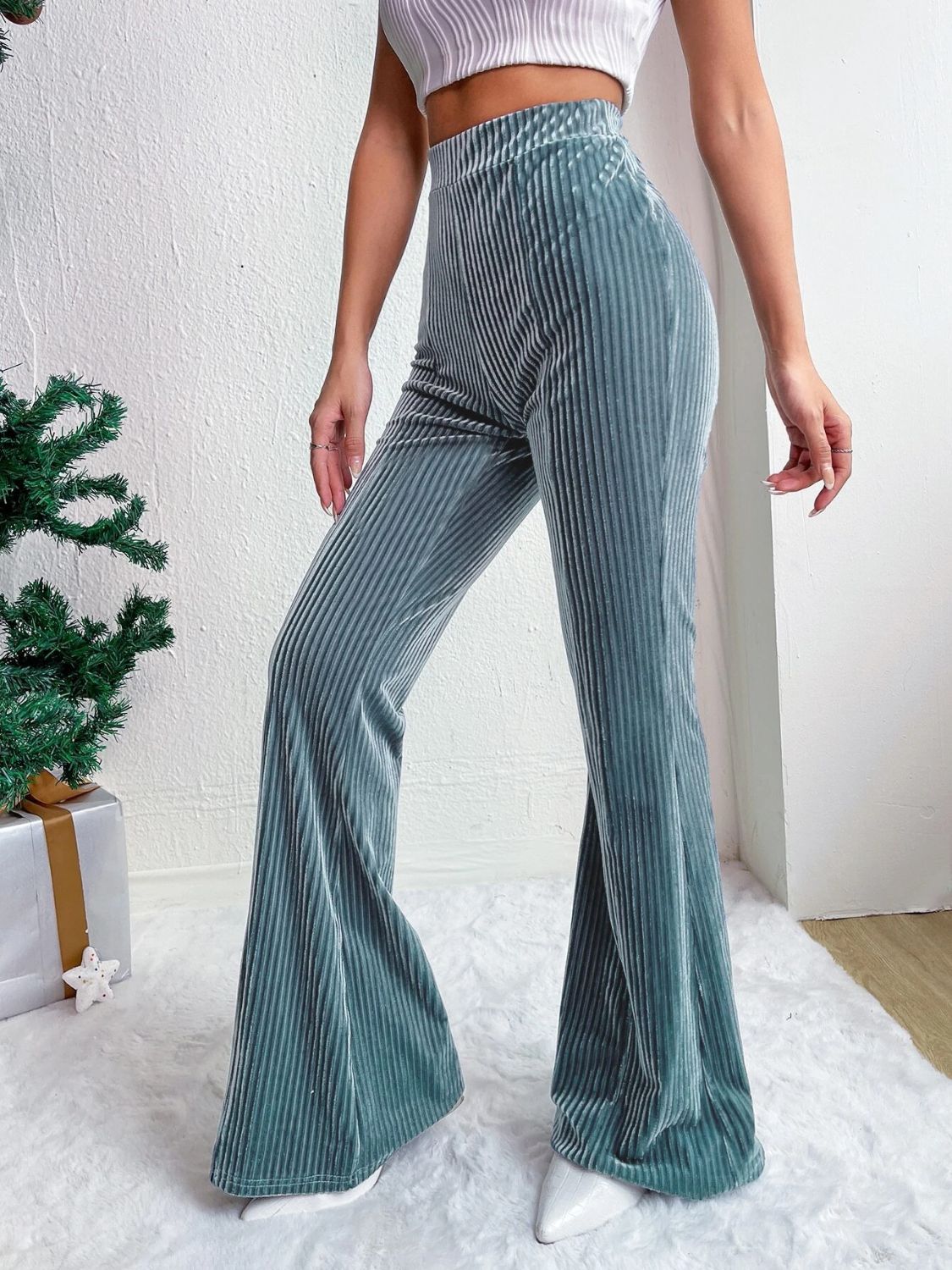 High Waist Flare Pants | Maekery Studio