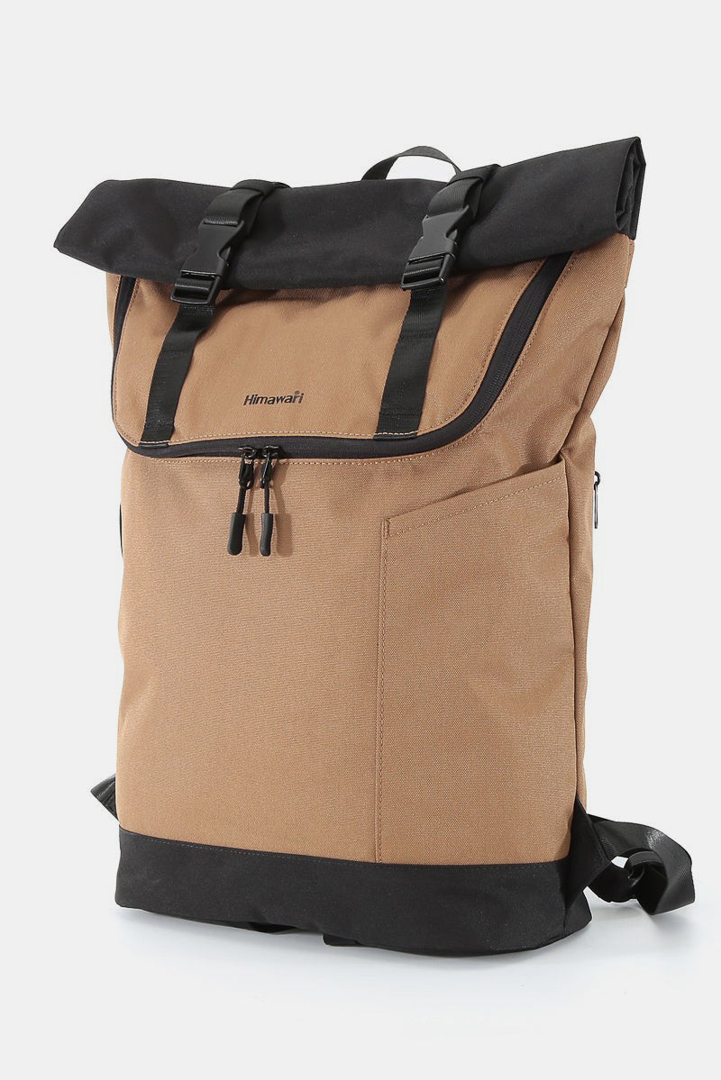 Himawari Contrast Waterproof Canvas Backpack Bag | Maekery Studio