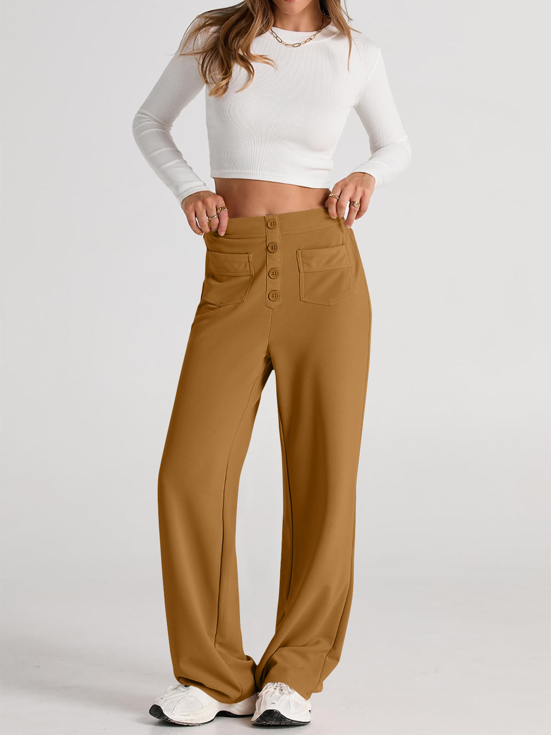 High Waist Wide Leg Pants | Maekery Studio