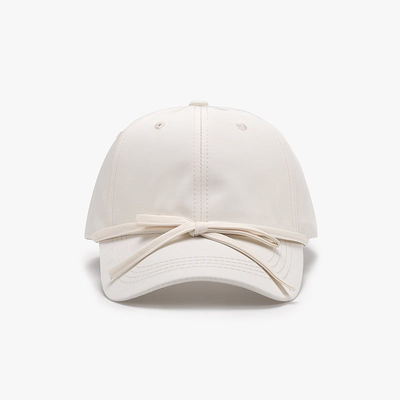 Tied Bow Cotton Baseball Cap | Maekery Studio