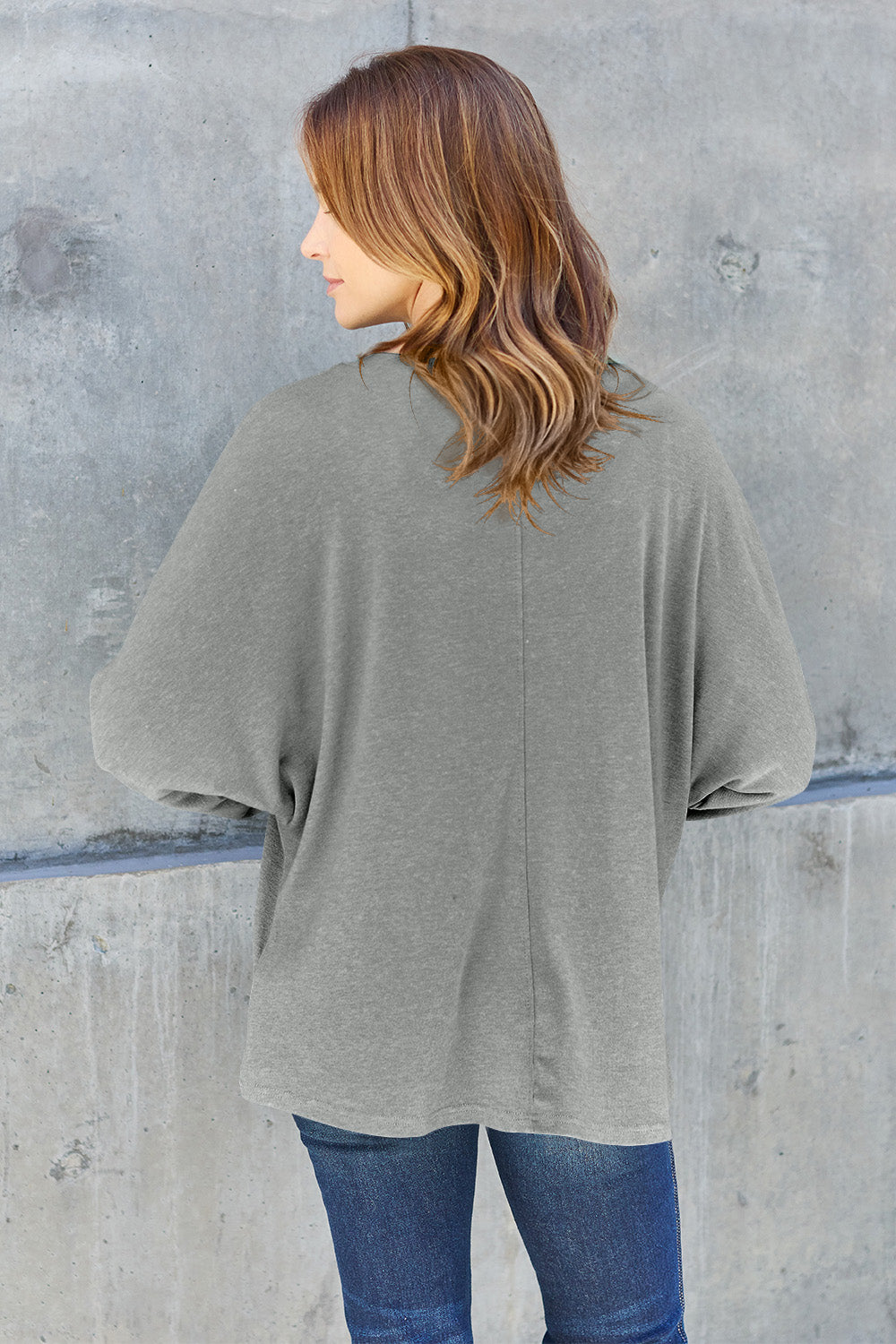 Double Take Full Size Round Neck Long Sleeve T-Shirt | Maekery Studio