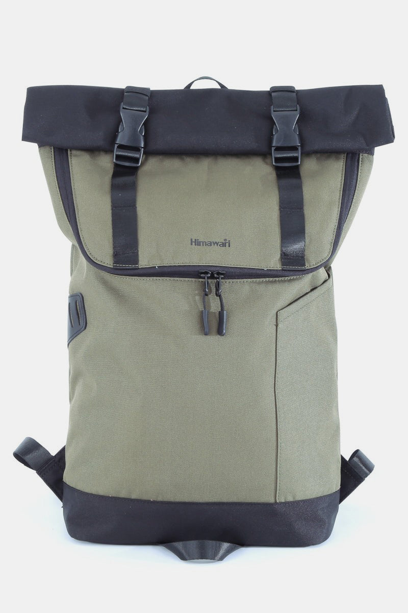 Himawari Contrast Waterproof Canvas Backpack Bag | Maekery Studio