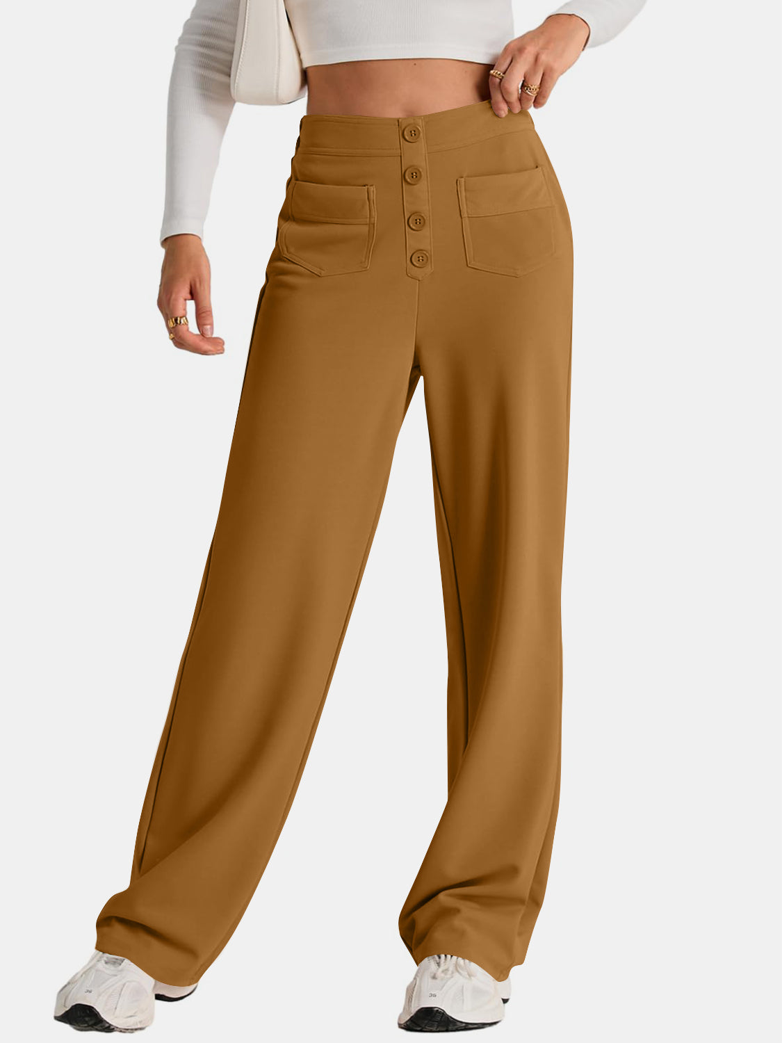 High Waist Wide Leg Pants | Maekery Studio