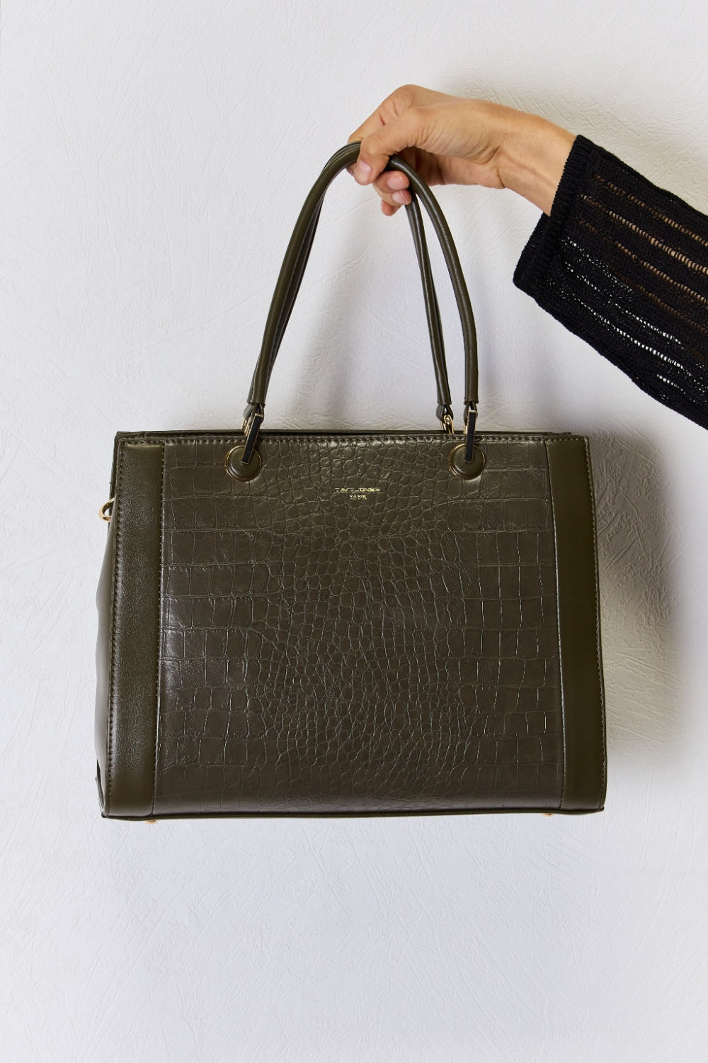 David Jones Texture PU Leather Handbag | Maekery Studio