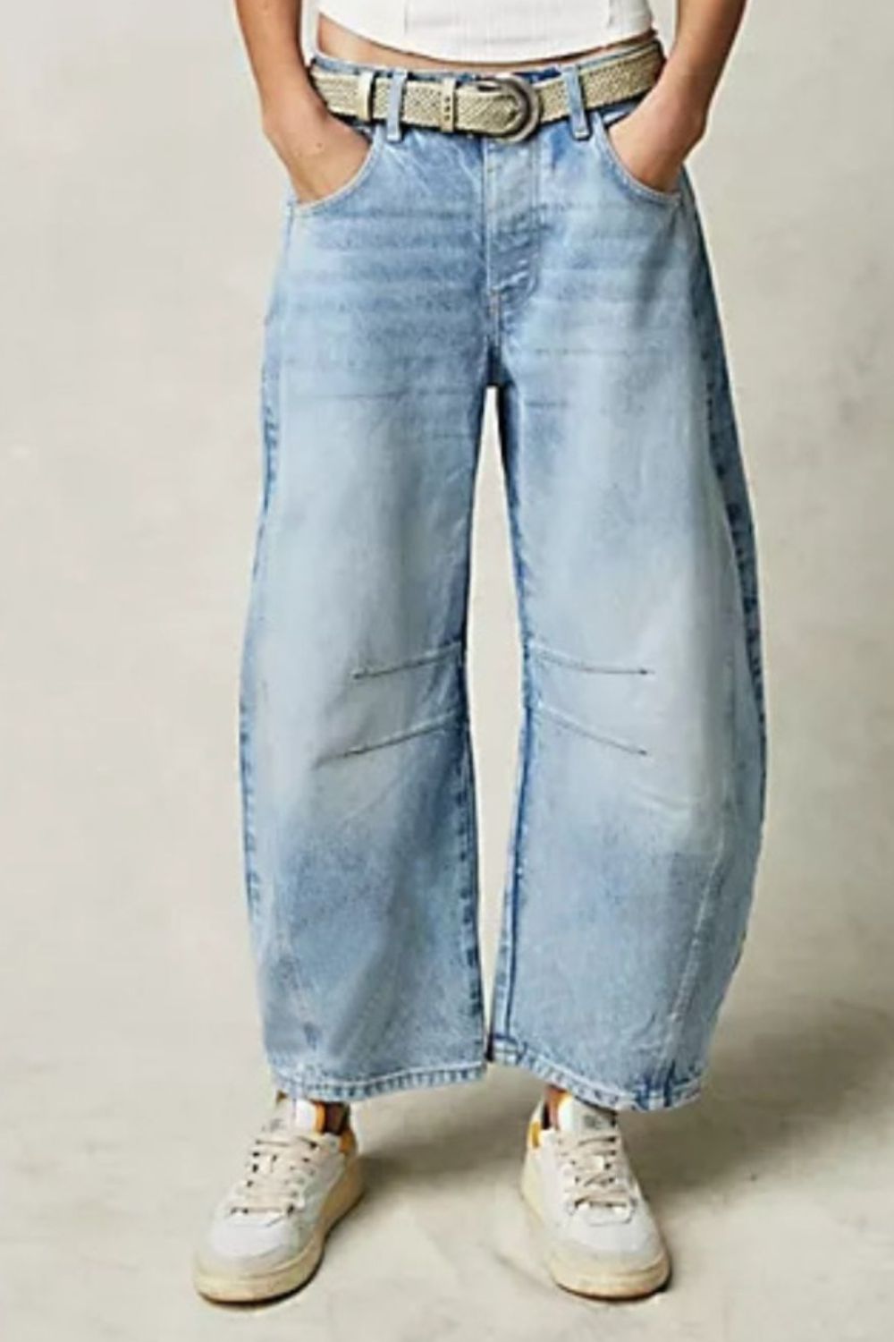 Wide Leg Jeans with Pockets | Maekery Studio