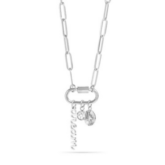 Carabiner Dream Charm Paperclip Necklace | Maekery Studio