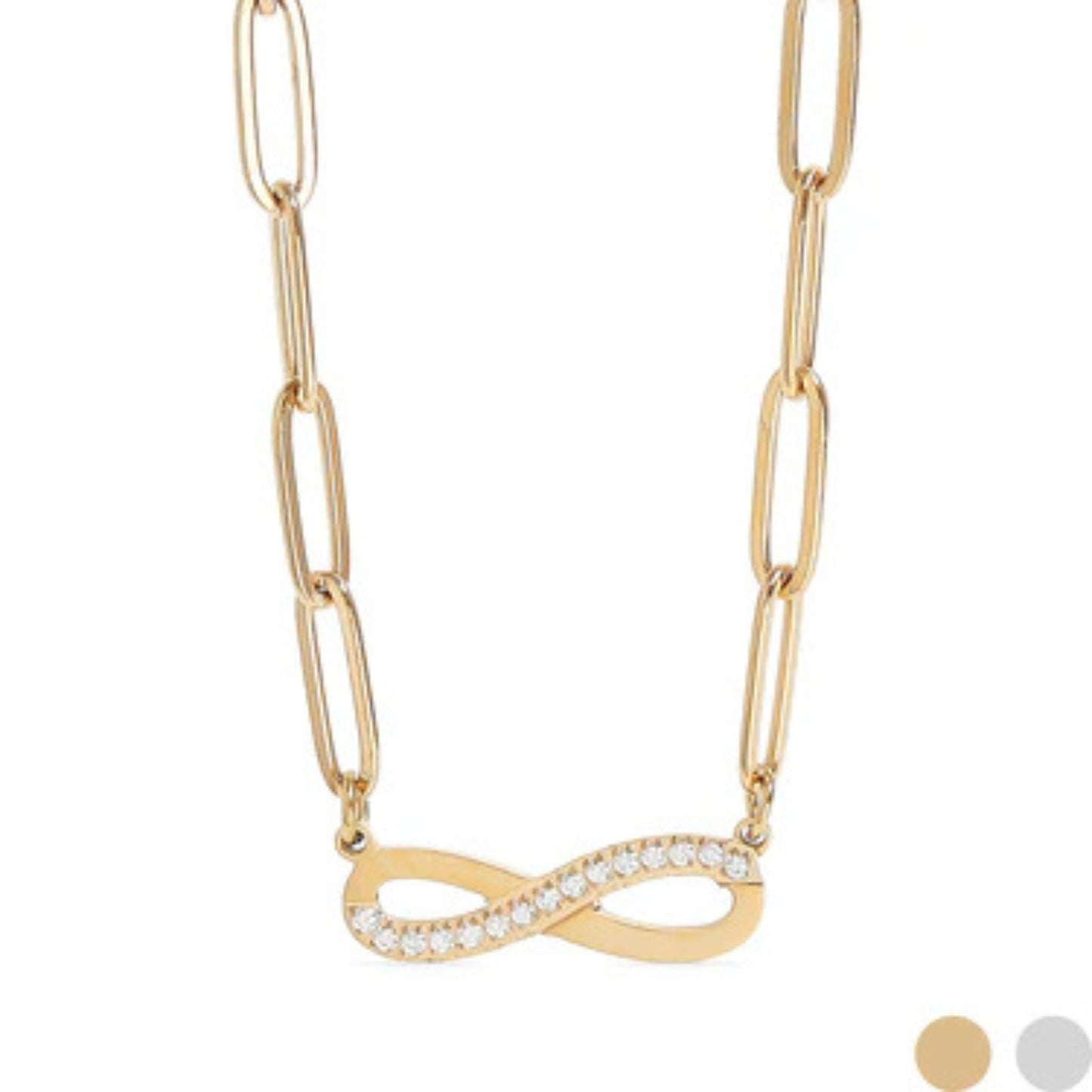 Forever Linked Infinity Necklace | Maekery Studio