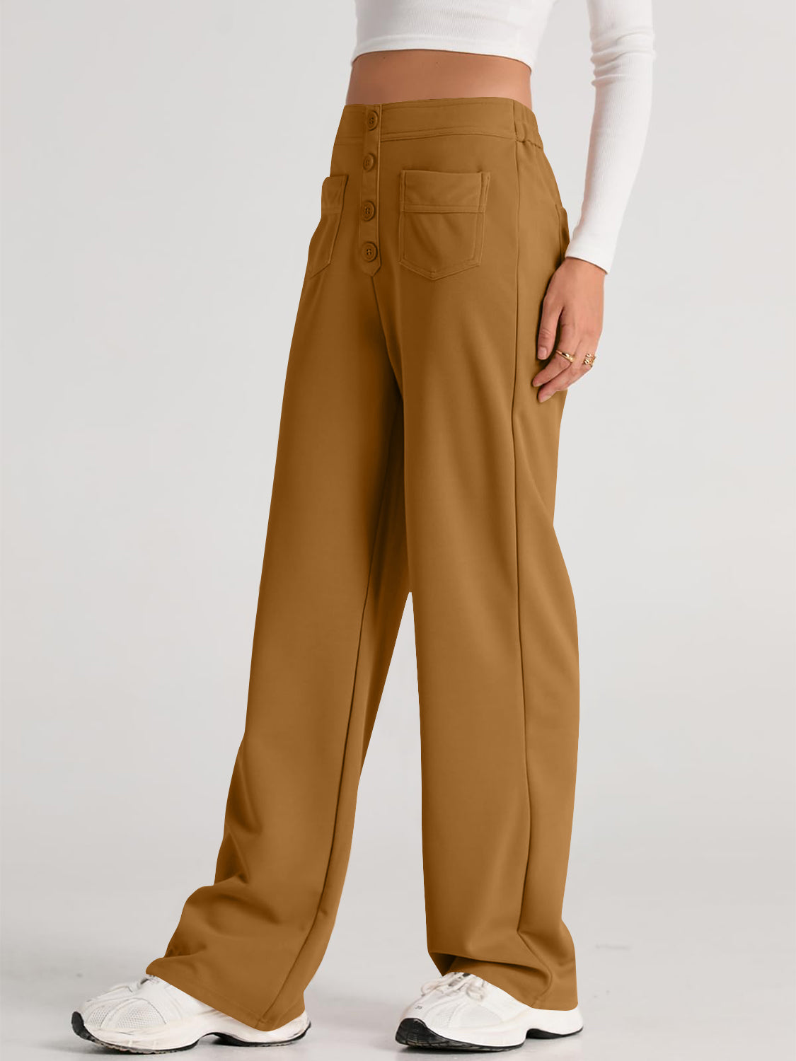 High Waist Wide Leg Pants | Maekery Studio