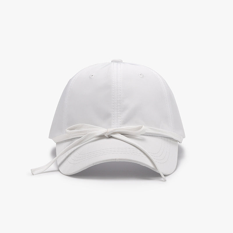 Tied Bow Cotton Baseball Cap | Maekery Studio