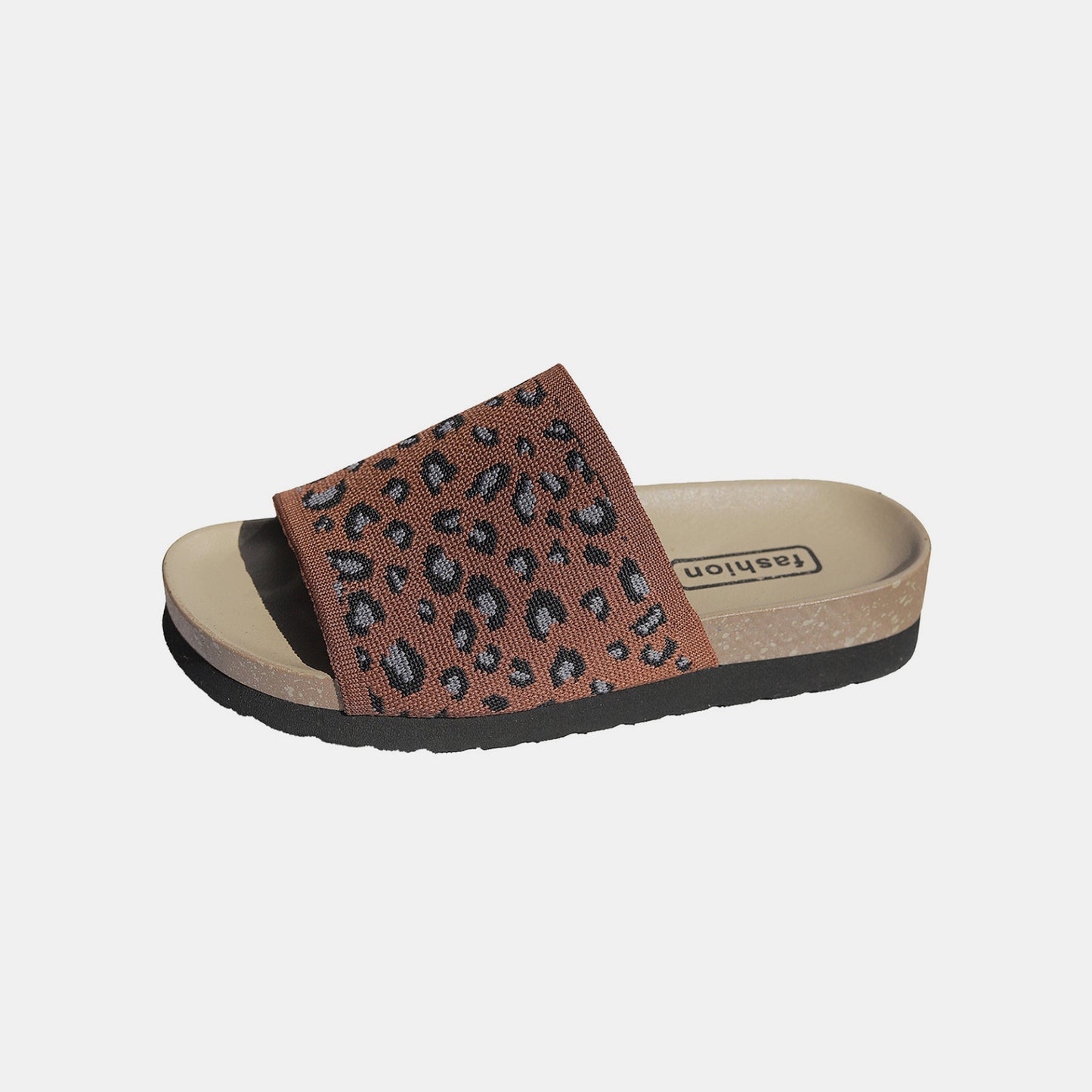 Leopard Open Toe Sandals | Maekery Studio