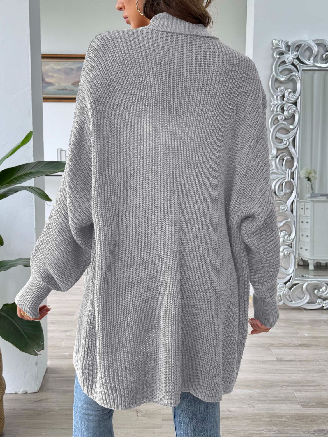 Open Front Long Sleeve Cardigan | Maekery Studio