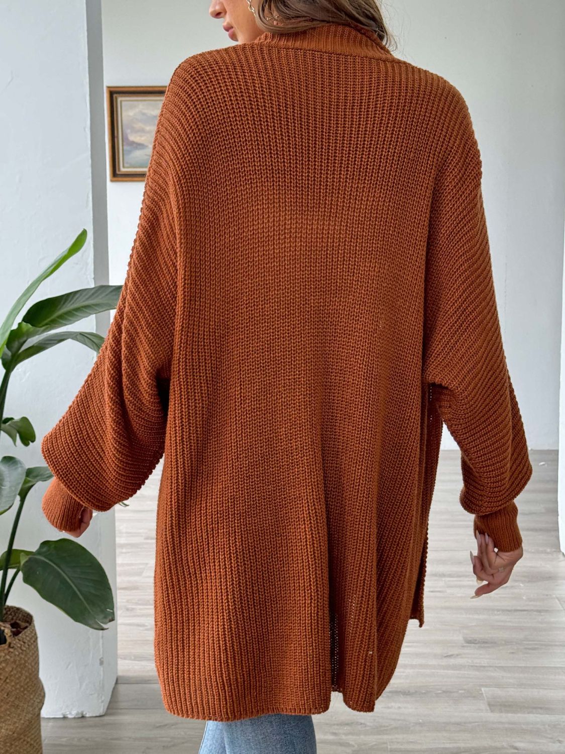 Open Front Long Sleeve Cardigan | Maekery Studio