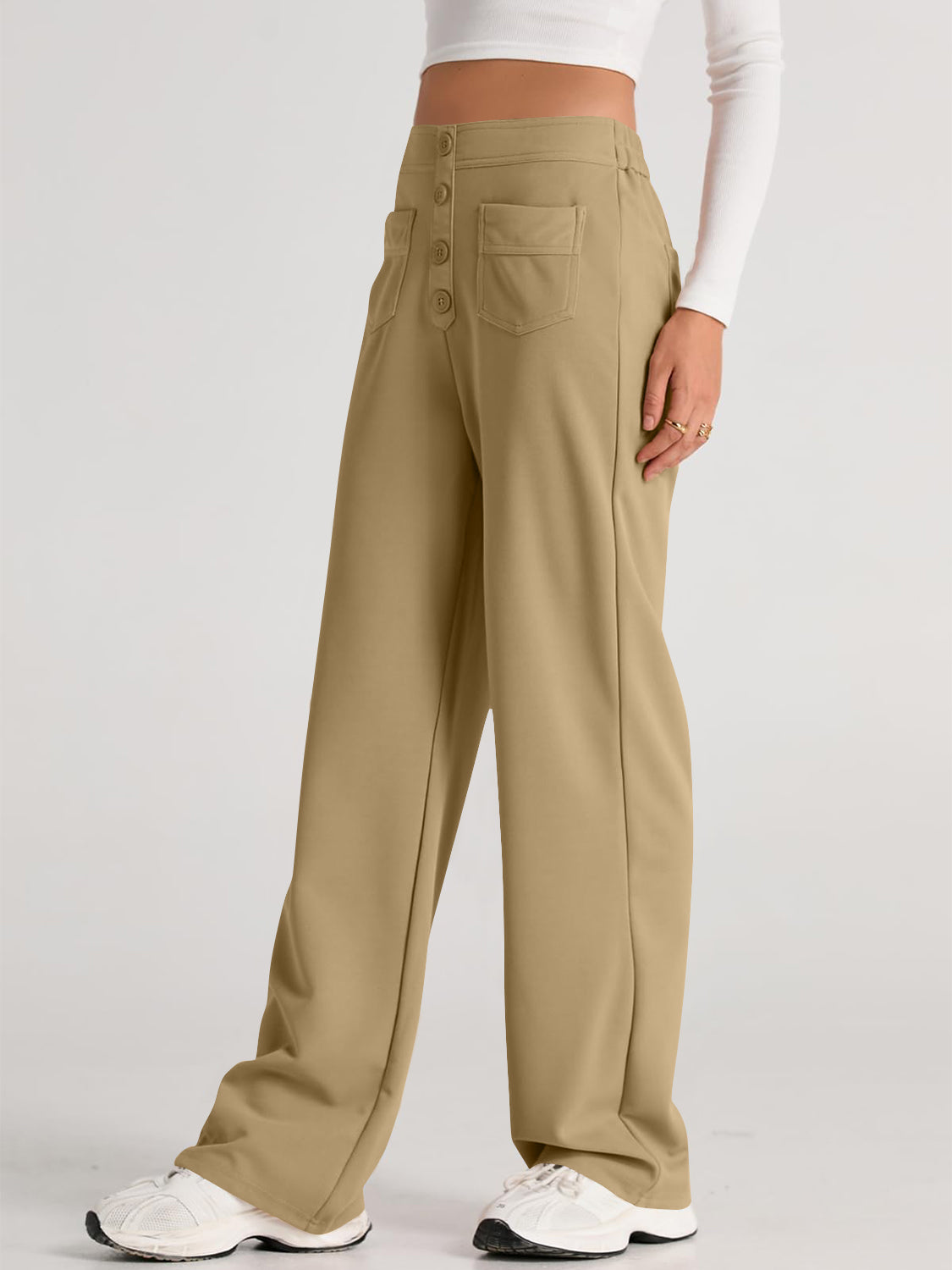 High Waist Wide Leg Pants | Maekery Studio