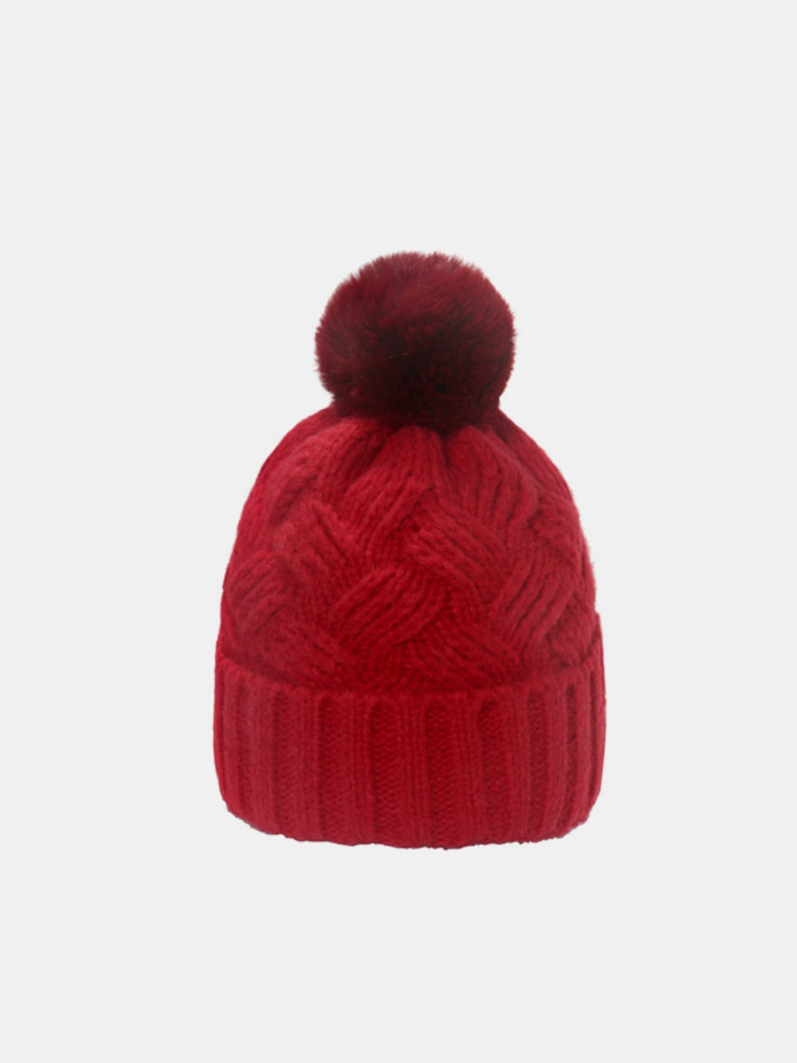 Roll Rim Cable-Knit Hat | Maekery Studio