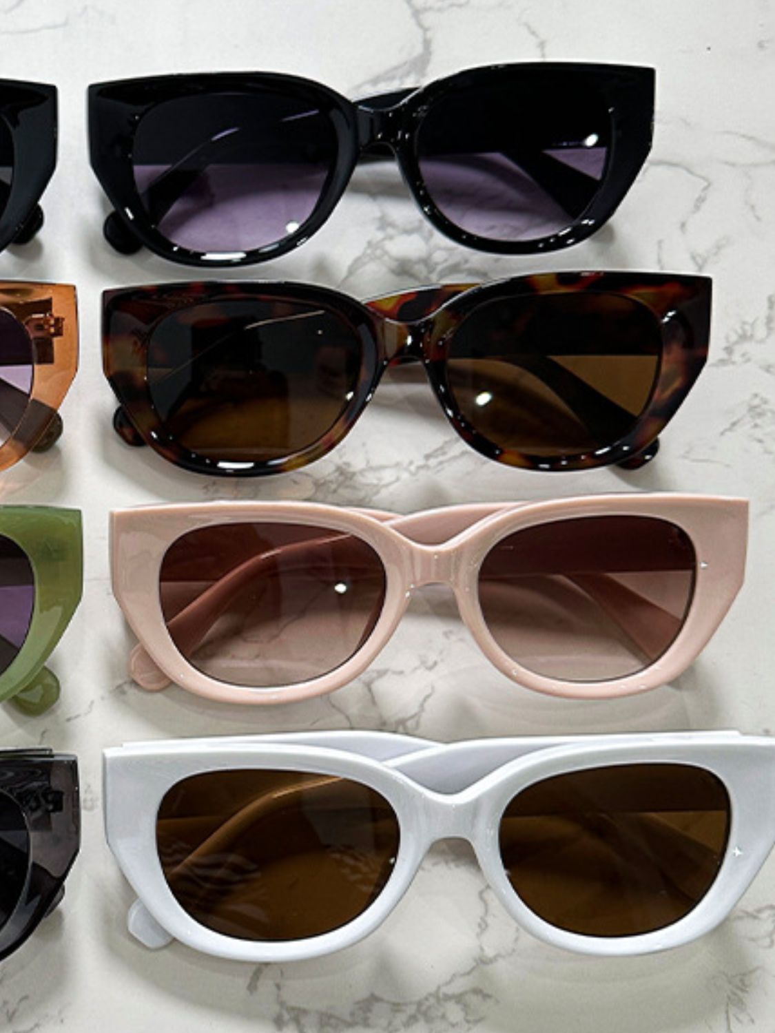 Cat Eye Polycarbonate Frame Sunglasses | Maekery Studio