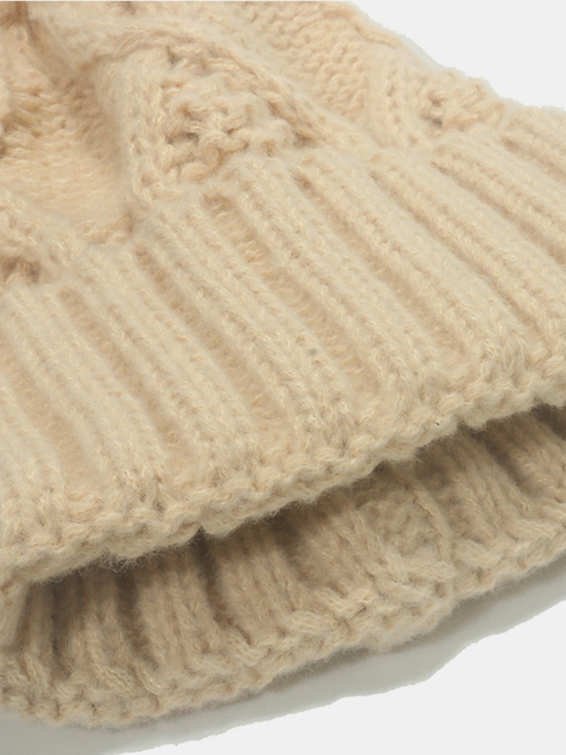 Roll Rim Cable-Knit Hat | Maekery Studio