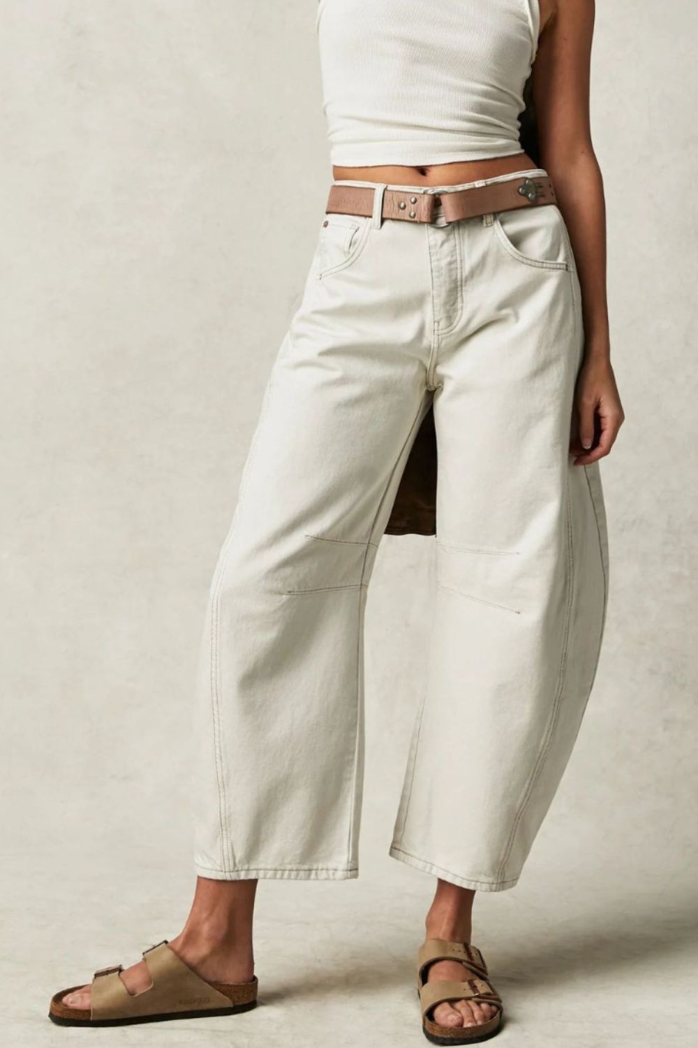 Wide Leg Jeans with Pockets | Maekery Studio