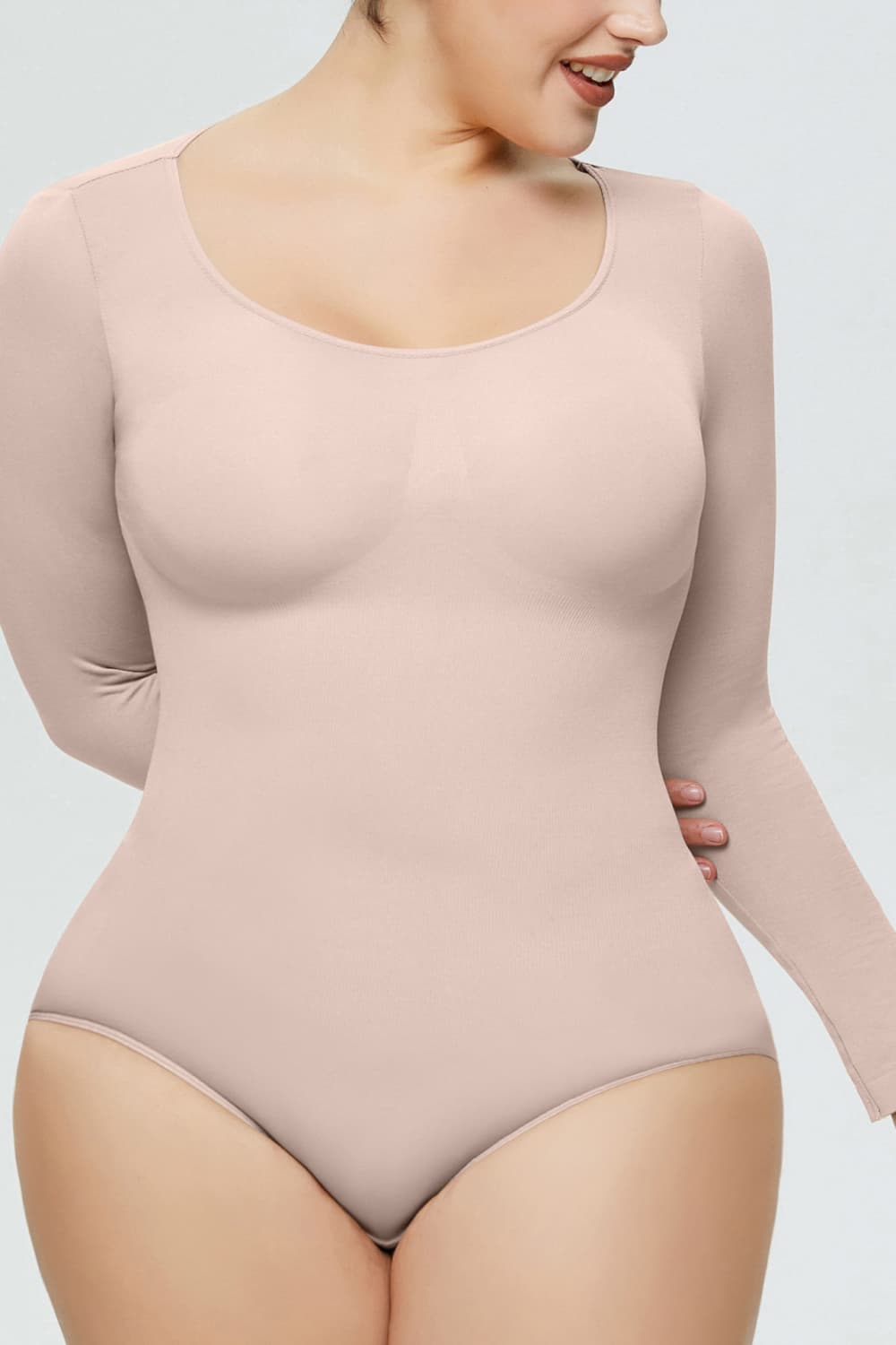 Long Sleeve Shaping Bodysuit | Maekery Studio