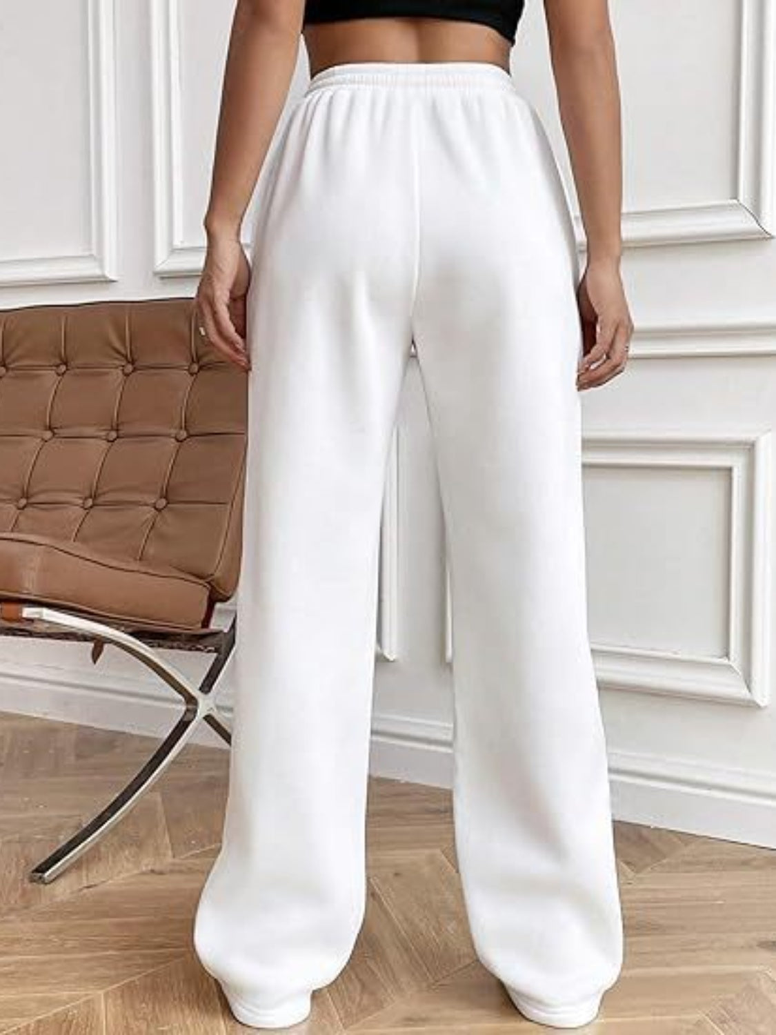 Drawstring Wide Leg Pants with Pockets | Maekery Studio