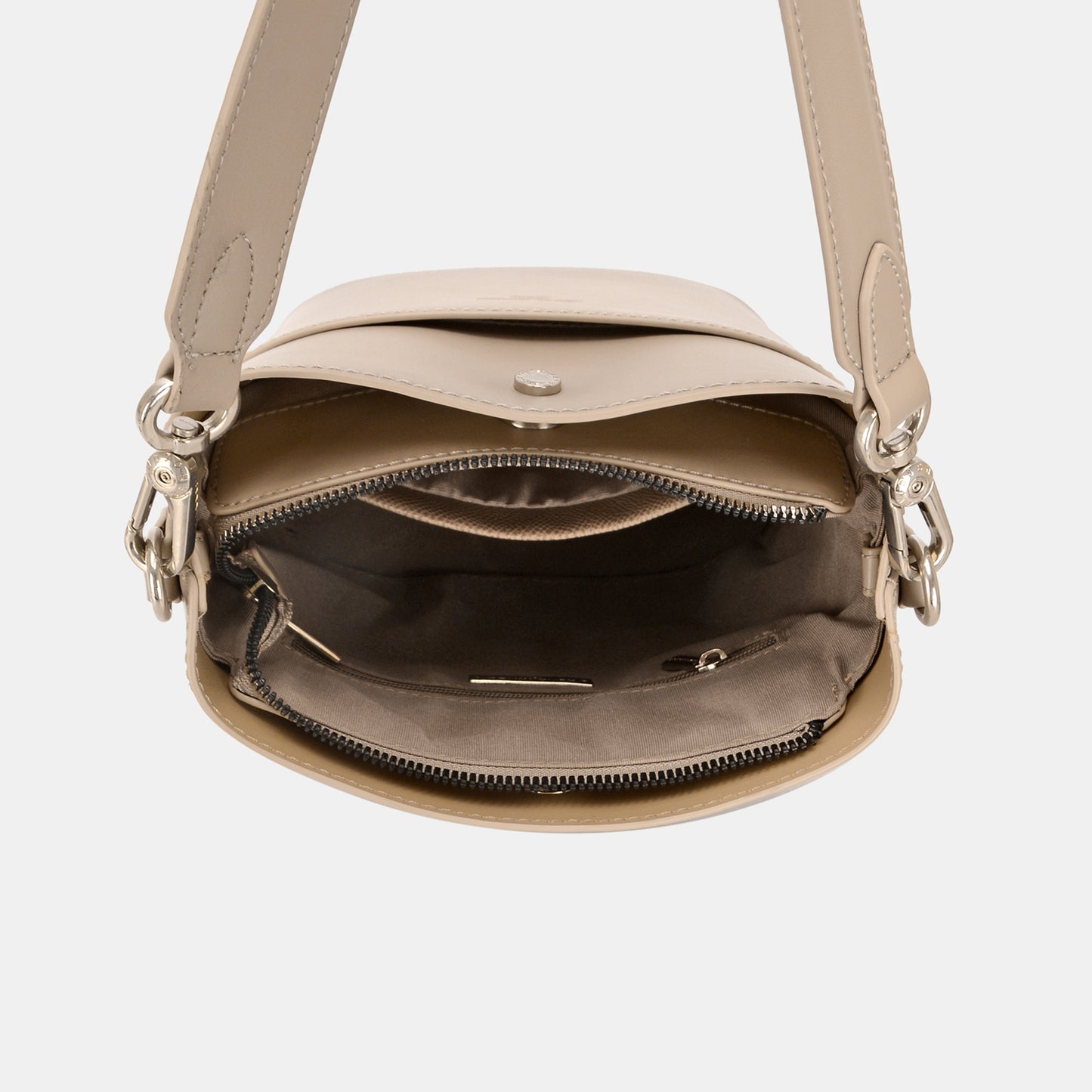 David Jones PU Leather Shoulder Bag | Maekery Studio